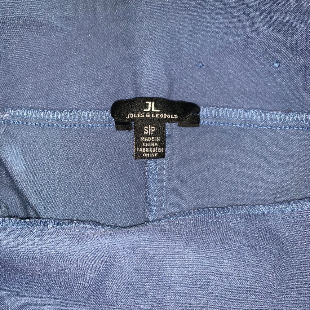 Blue Pull In Slacks - Picture 3 of 3